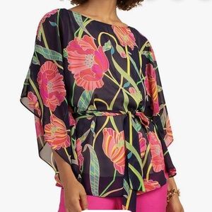 New Trina Turk Women's Regular Fit Eye Opener 2 Top